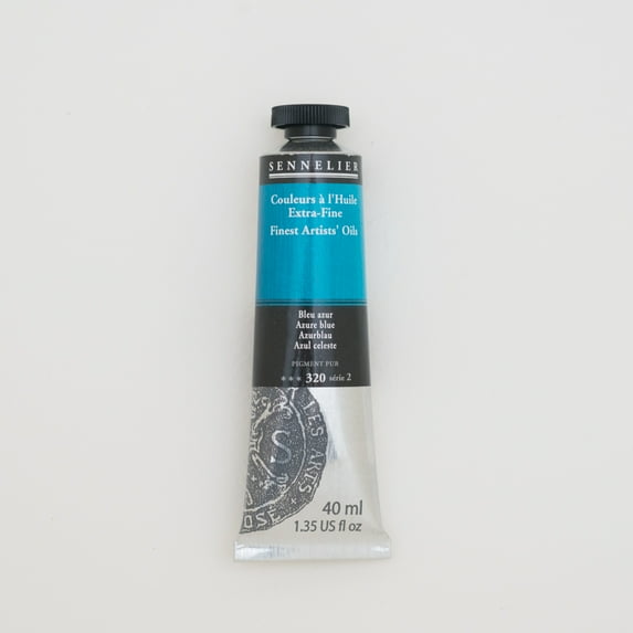 Sennelier Artists' Oil Color, 40ml Tube, Azure Blue S2