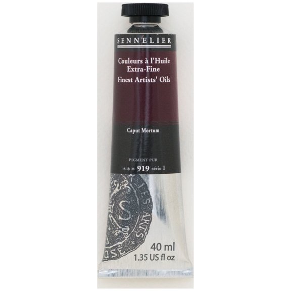 Sennelier Artists' Oil Color, 40ml Tube, Caput Mortum S1