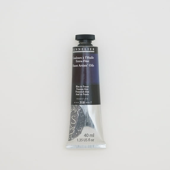 Sennelier Artists' Oil Color, 40ml Tube, Prussian Blue S2