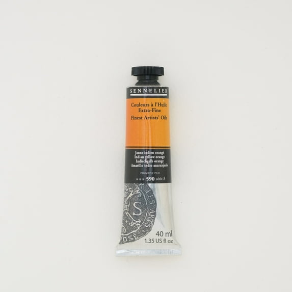 Sennelier Artists' Oil Color, 40ml Tube, Yellow Orange S3