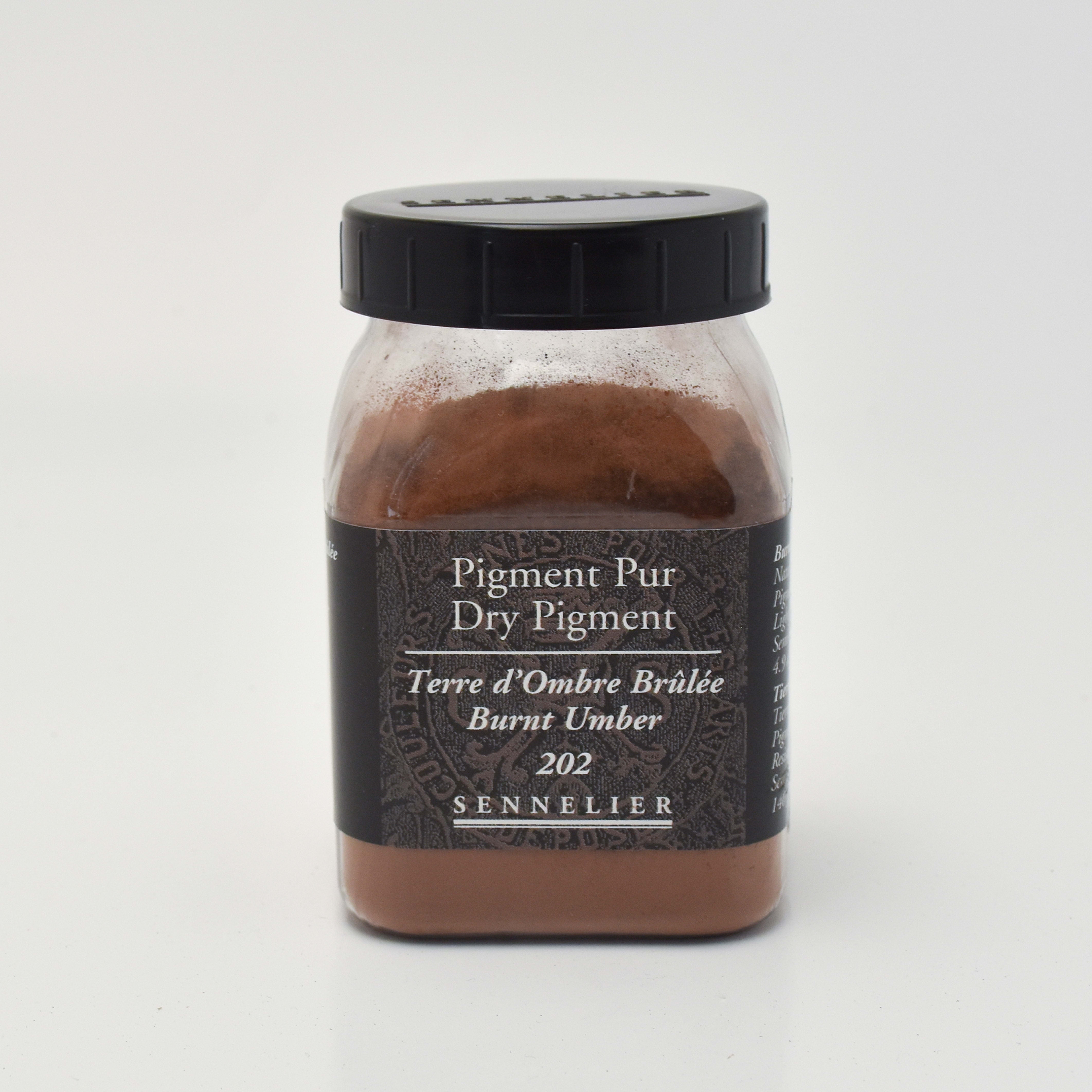 Sennelier Dry Pigment, 140g Jar, Burnt Umber