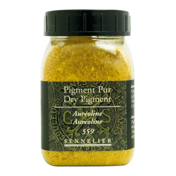 Sennelier Dry Pigment, 40g Jar, Aureoline