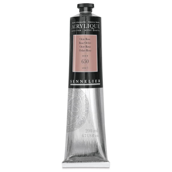 Sennelier Extra-Fine Artists' Acrylic Color, 200ml Tube, Blush Tint S1