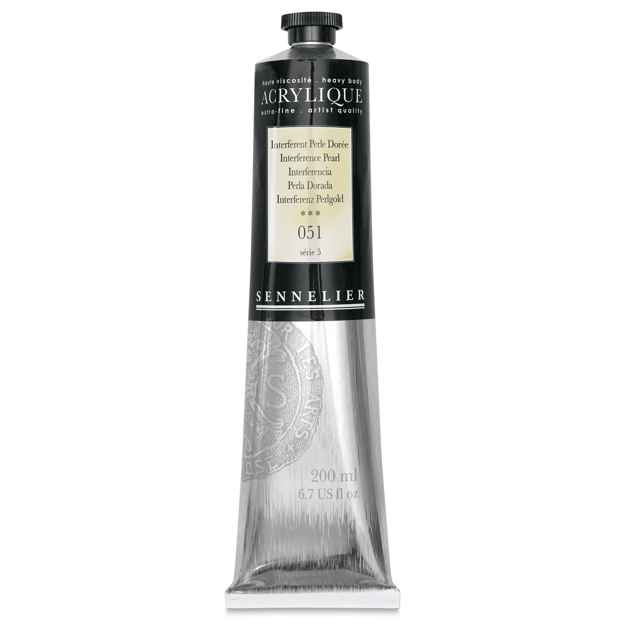 Sennelier Extra-Fine Artist Acryliques - Interference Pearl, 200 ml tube