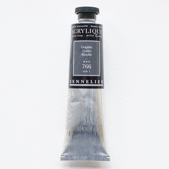 Sennelier Extra-Fine Artists' Acrylic Color, 60ml Tube, Graphite S1