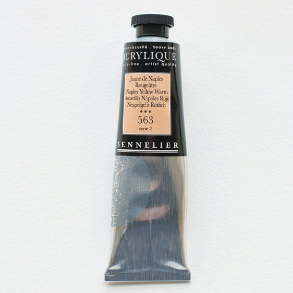 Sennelier Extra-Fine Artists' Acrylic Color, 60ml Tube, Naples Yellow Warm S2