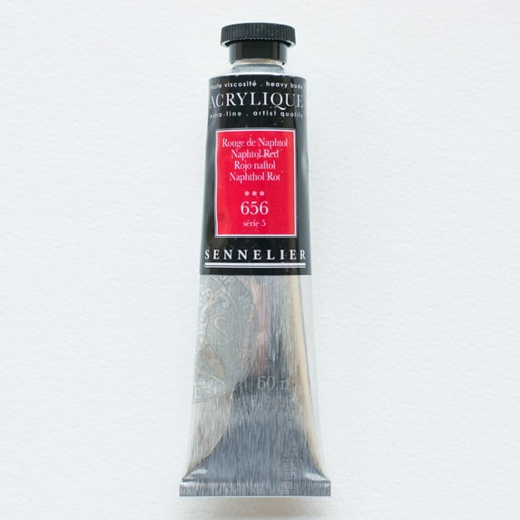 Sennelier Extra-Fine Artists' Acrylic Color, 60ml Tube, Napthol Red S5