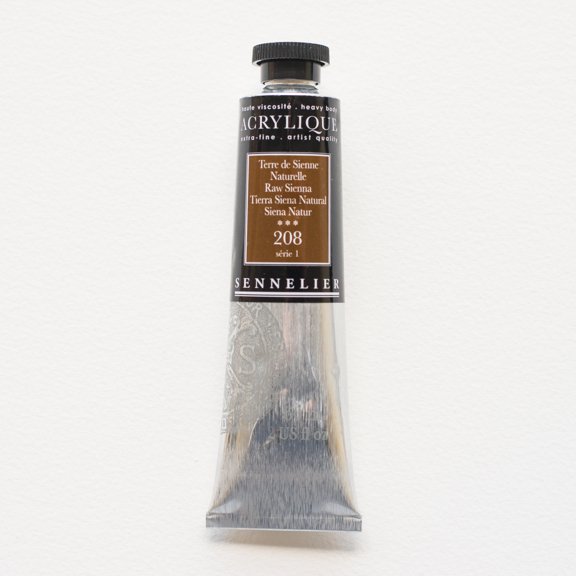 Sennelier Extra-Fine Artists' Acrylic Color, 60ml Tube, Raw Sienna S1