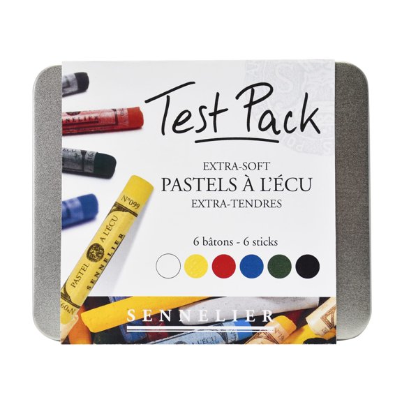 Sennelier Extra-Soft Pastel Full Stick Test Pack Set, 6-Colors