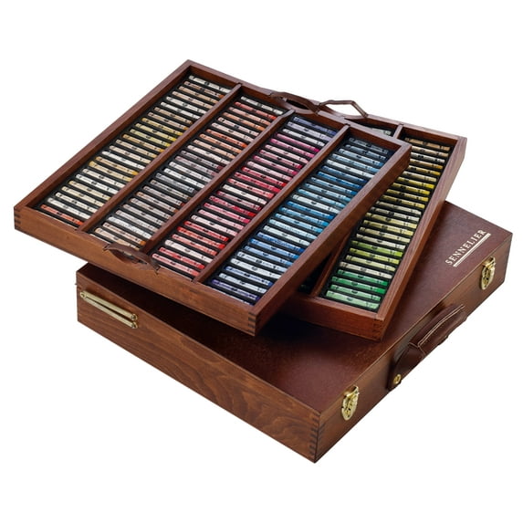 Sennelier Extra-Soft Pastel Full Stick Wooden Box Set, 175-Colors