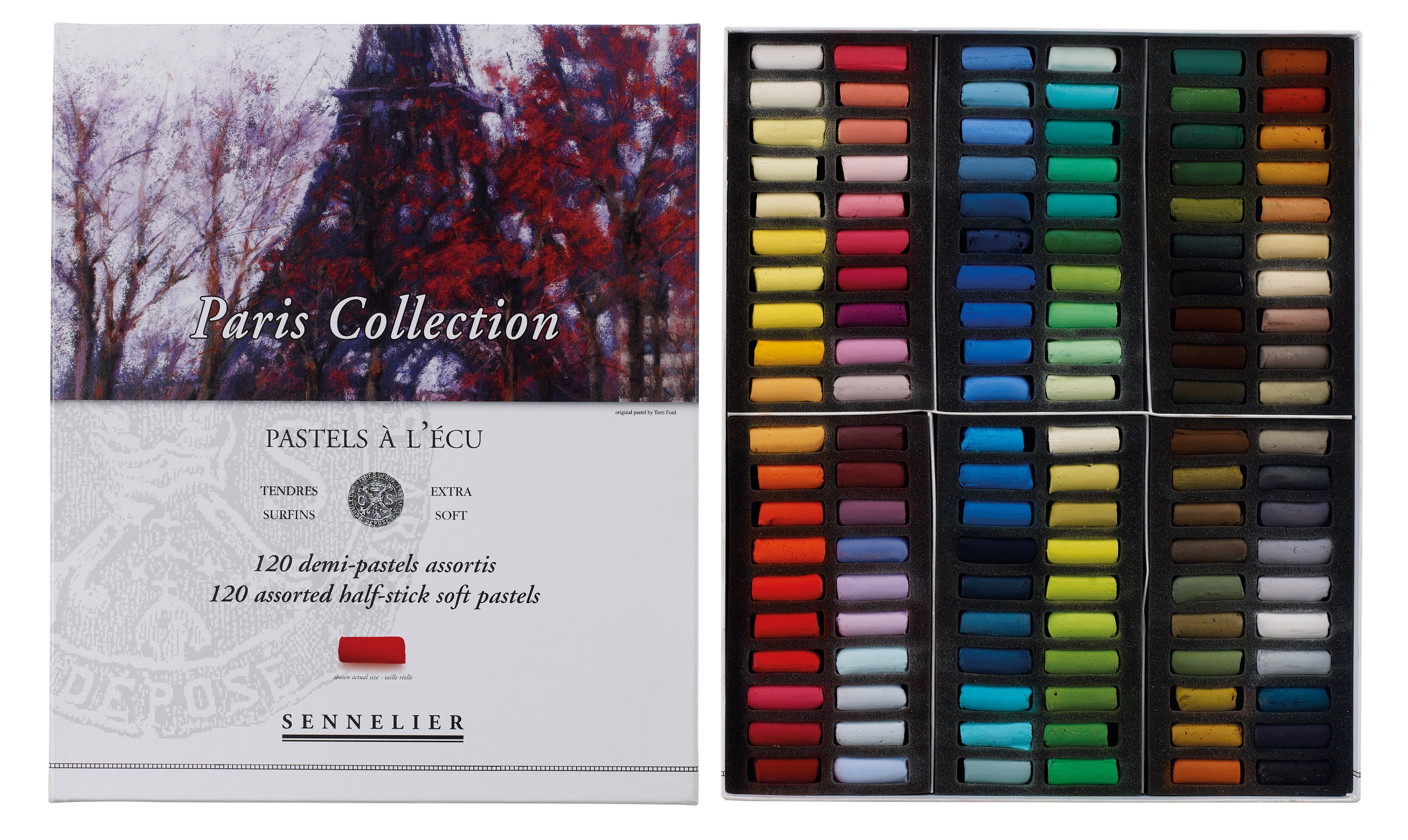 Lefranc Pastels Tendres Surfins フランス製 Amazon.com: Sennelier 40 Half Pastel Boxed Set