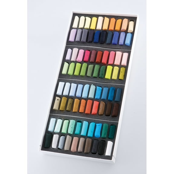 Sennelier Extra-Soft Pastel Half Stick Set, 80-Colors, Plein Air Landscape Colors