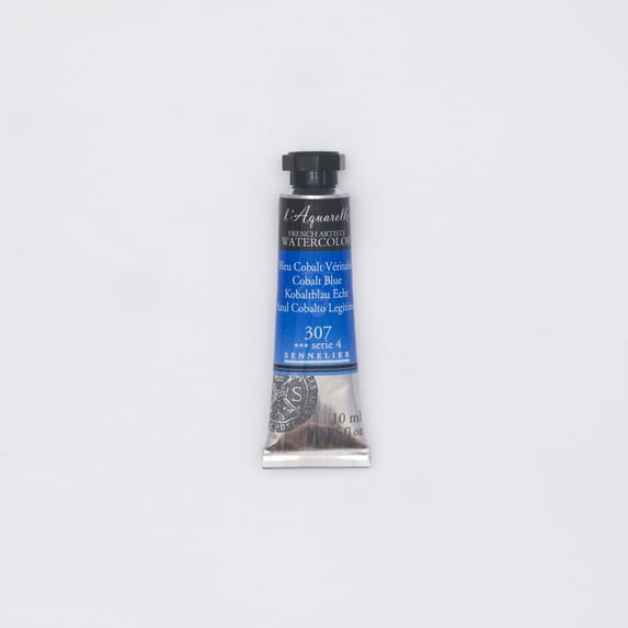 Sennelier French Artists' 0.33 oz Cobalt Blue S4 Textured Watercolor Art Paint