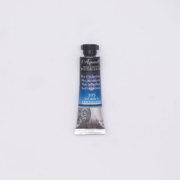 Sennelier French Artists' Watercolor, 10ml Tube, Blue Indanthrene S3