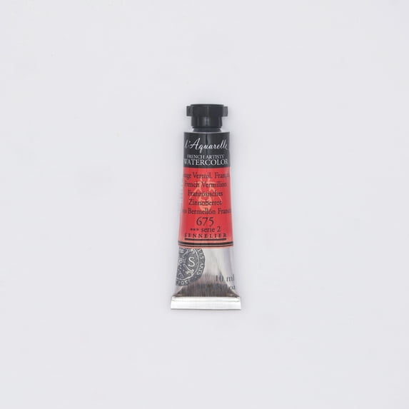 Sennelier French Artists' Watercolor, 10ml Tube, French Vermilion S2