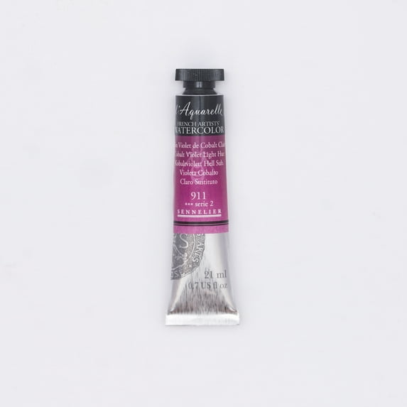 Sennelier French Artists' Watercolor, 21ml Tube, Cobalt Violet Light Hue S2