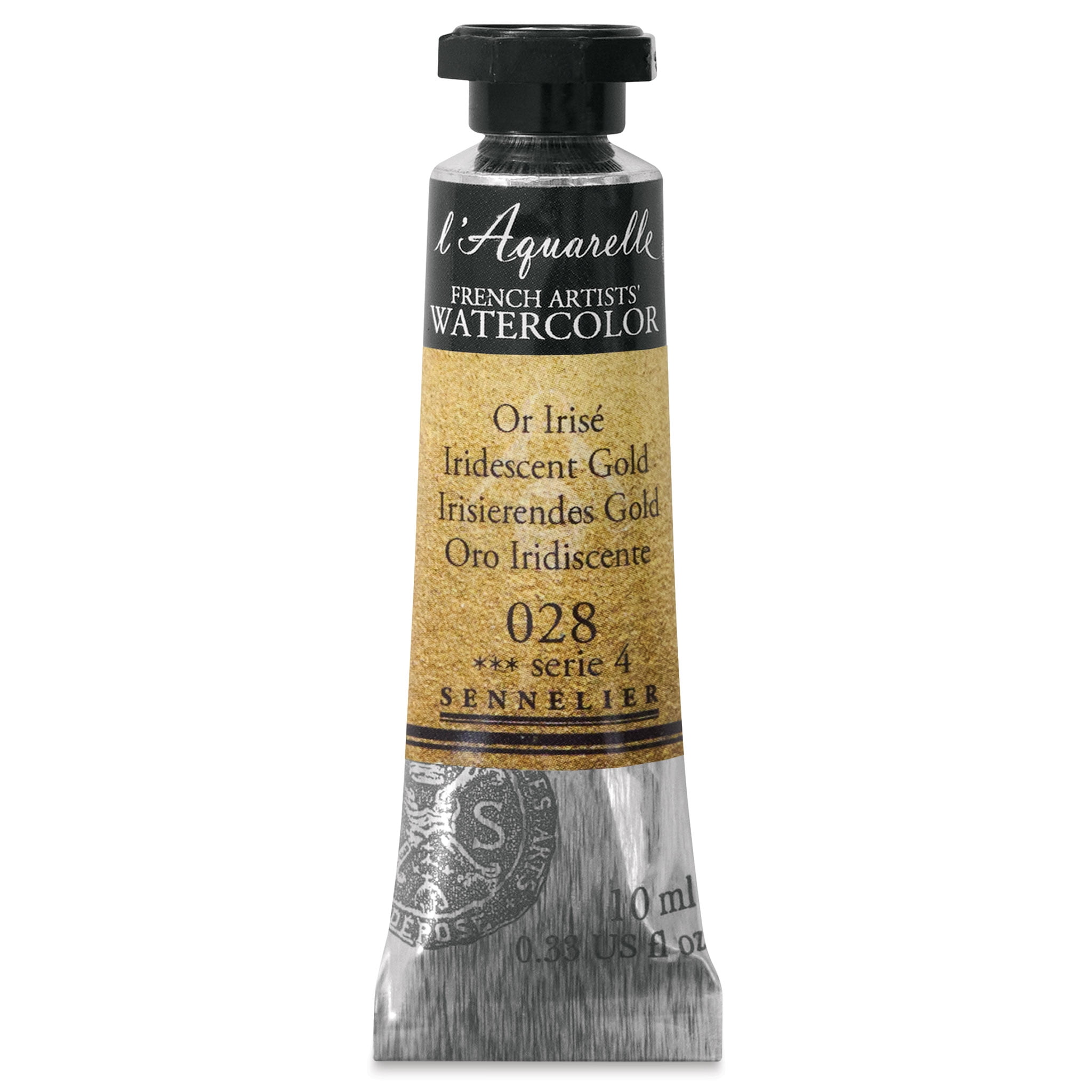 Sennelier French Artists' Watercolor - Iridescent Gold, 10 ml Tube