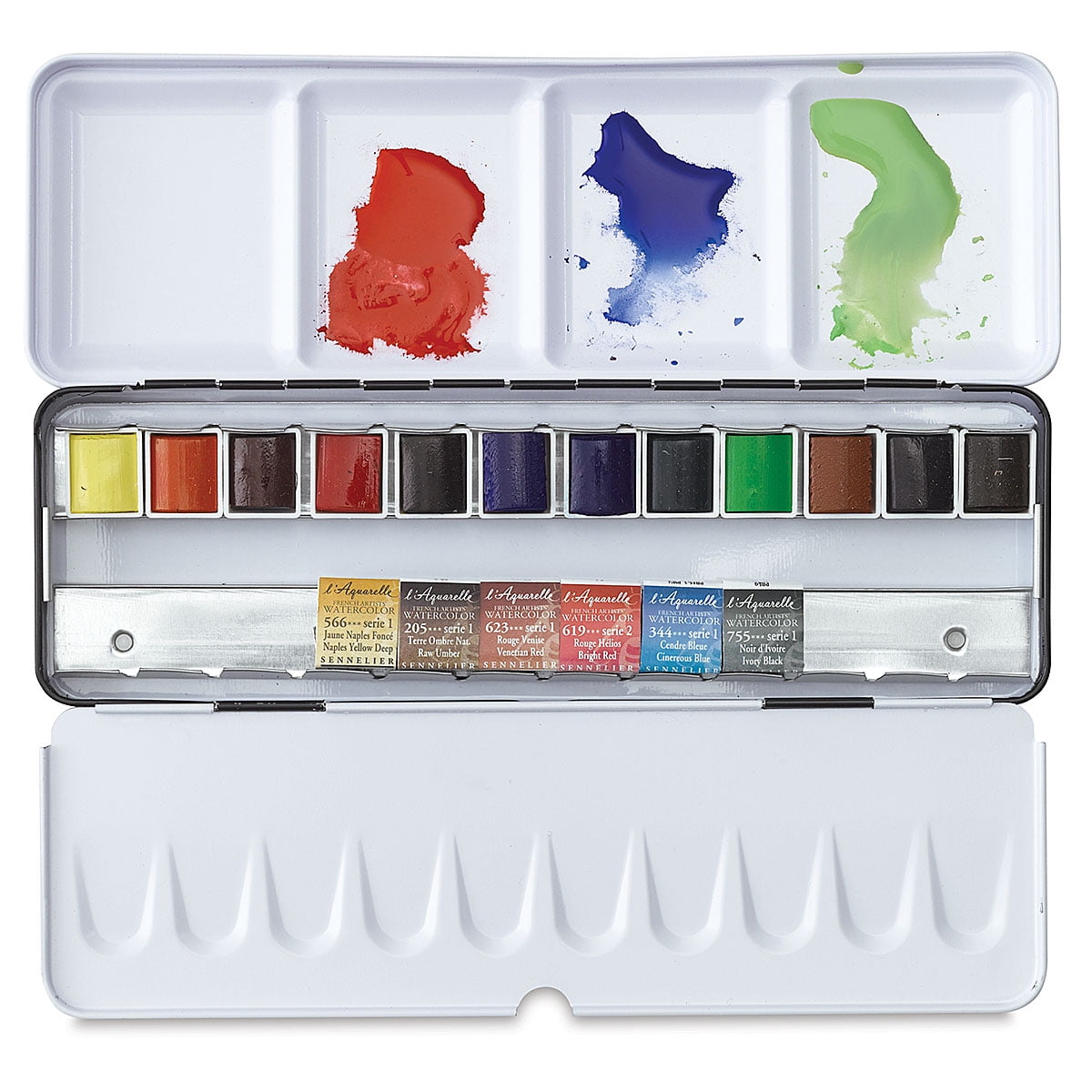 Watercolor Paint Sets Bulk Set Of 12 With 8 Washable Colors