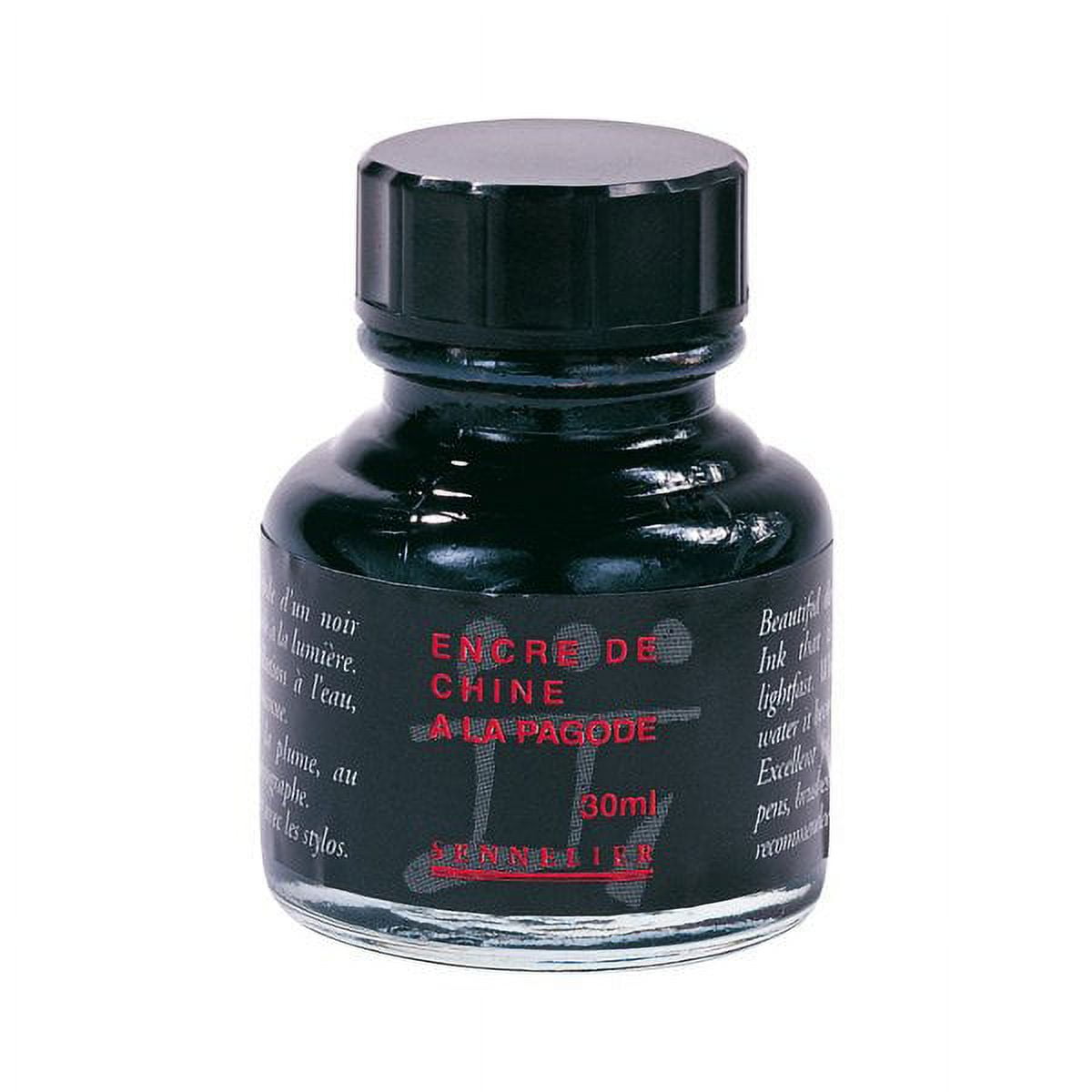 New York Central India Ink Bottles - Make An Impact with Matte Black India Ink, Perfect for Artists, Calligraphy, Illustrations, & More! - 16oz