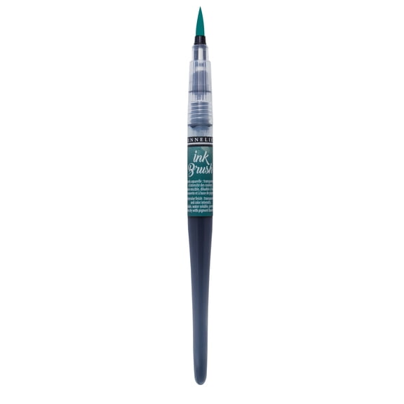 Sennelier Ink Brush Pen, Intense Green
