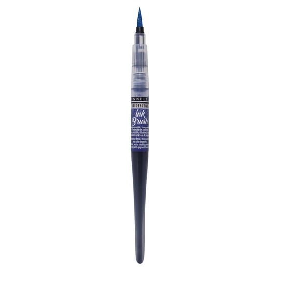 Sennelier Ink Brush Pen, Iridescent Ultramarine