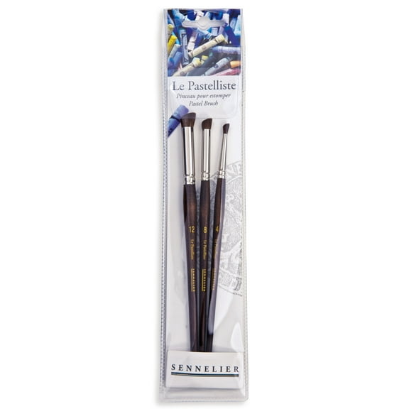 Sennelier Le Pastelliste Pastel Brush Set, 3-Brush Set