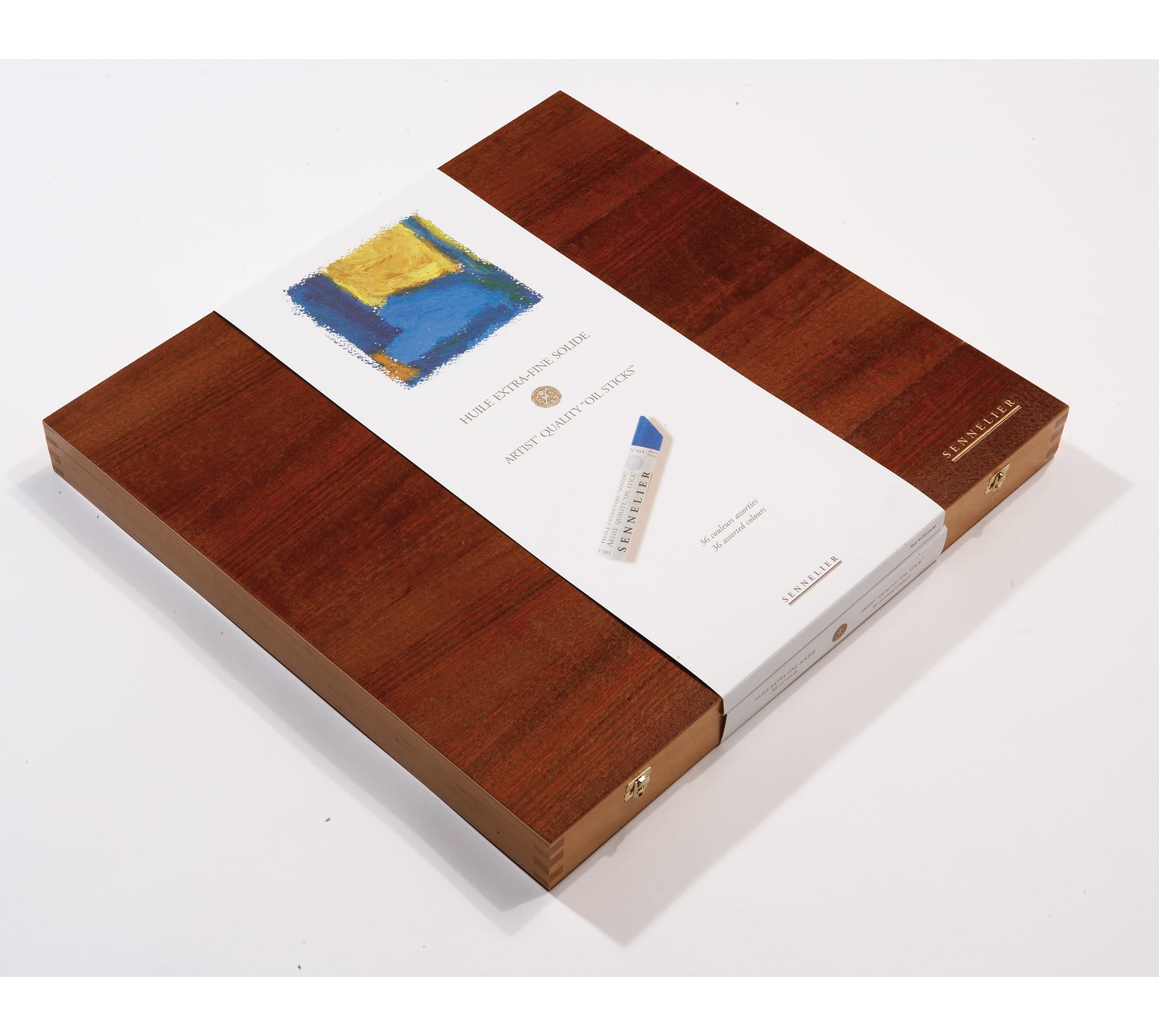 Sennelier Oil Pastel Set - Plein Air Set, Wood Box, Set of 36