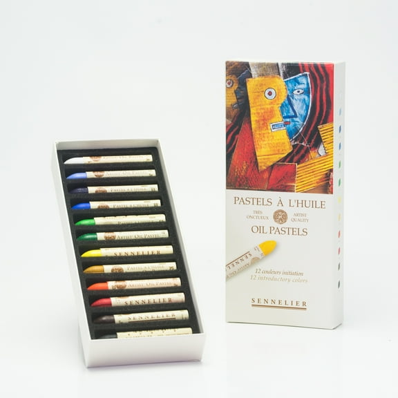 Sennelier Oil Pastel Set, 12-Colors