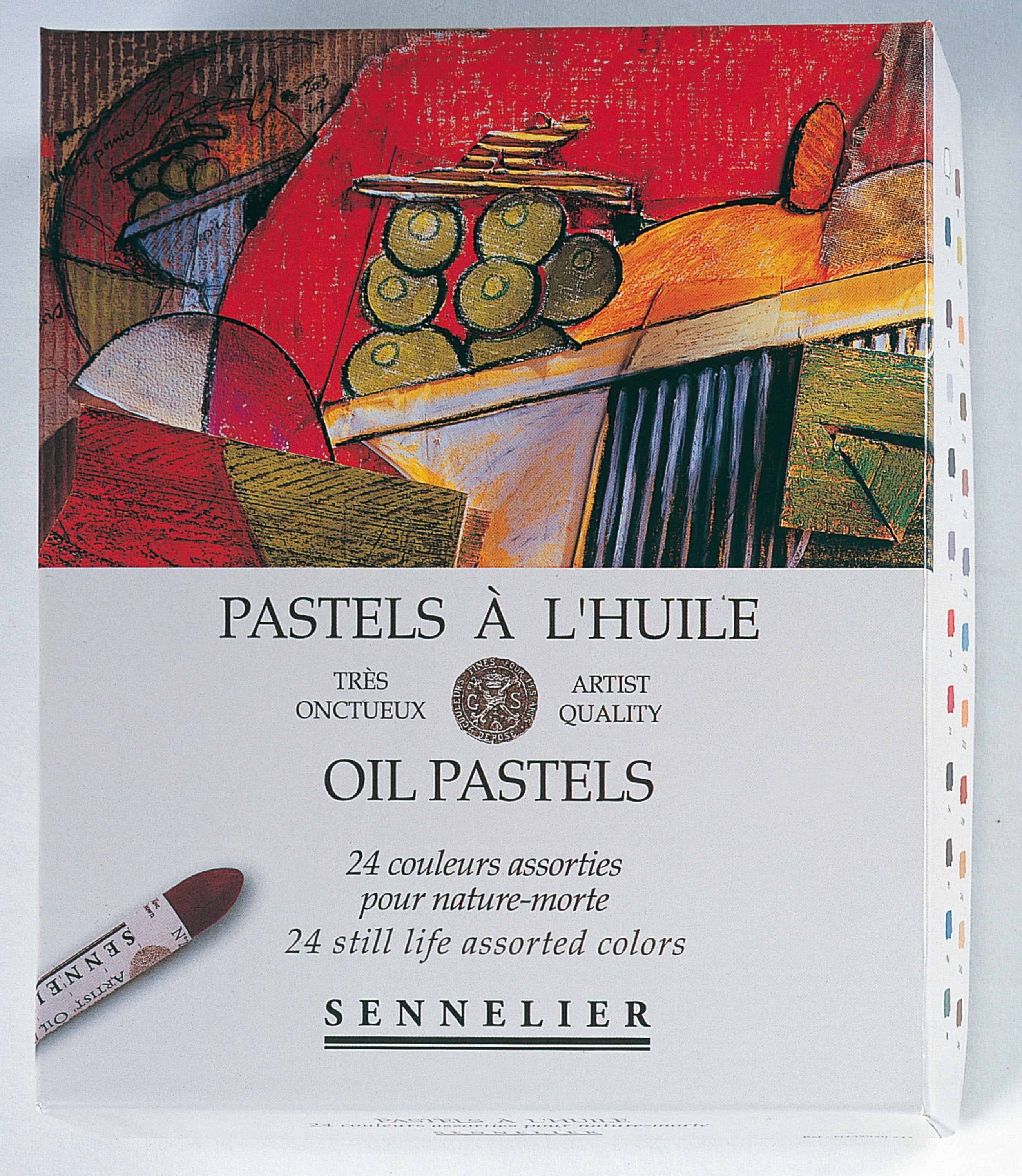 Sennelier Oil Pastel Set 24 Count Multicolor 24 Count (Pack of 1) Pastel Set  Multicolor