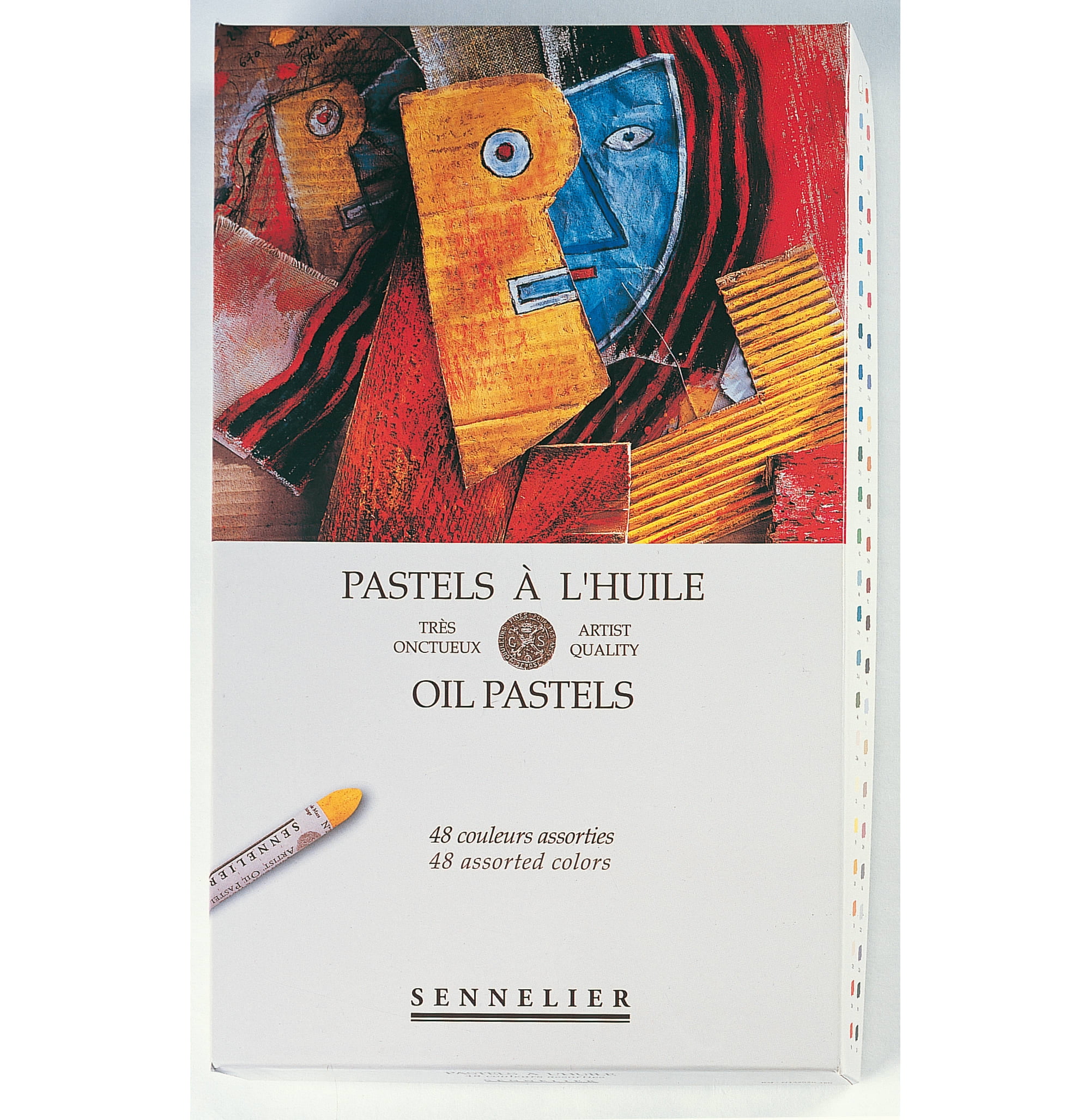 Sennelier Cardboard Oil Pastel Set, 6 12 24 48 72 Colors, Usable