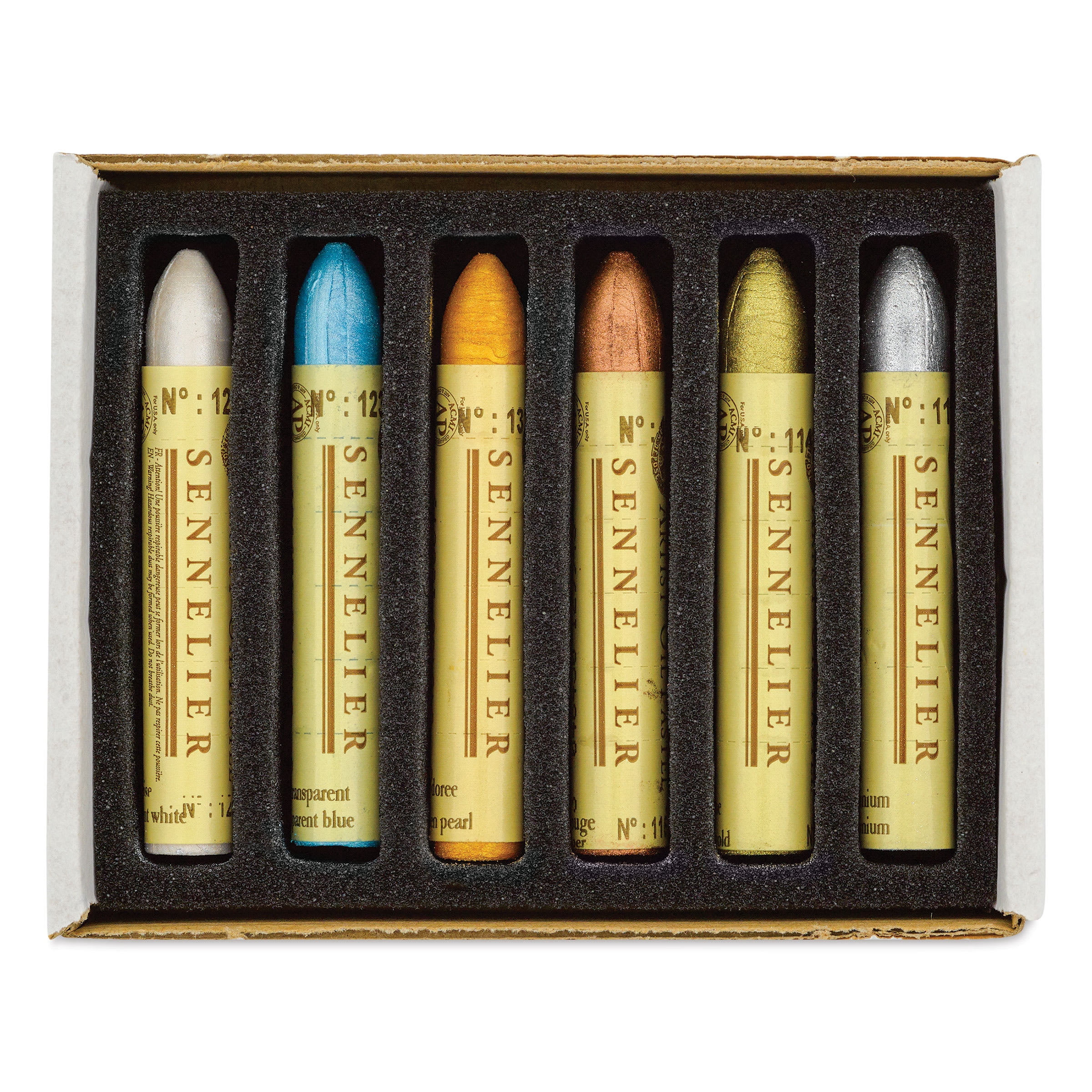 Sennelier Oil Pastels - Iridescence Colors, Set of 6 - Walmart.com