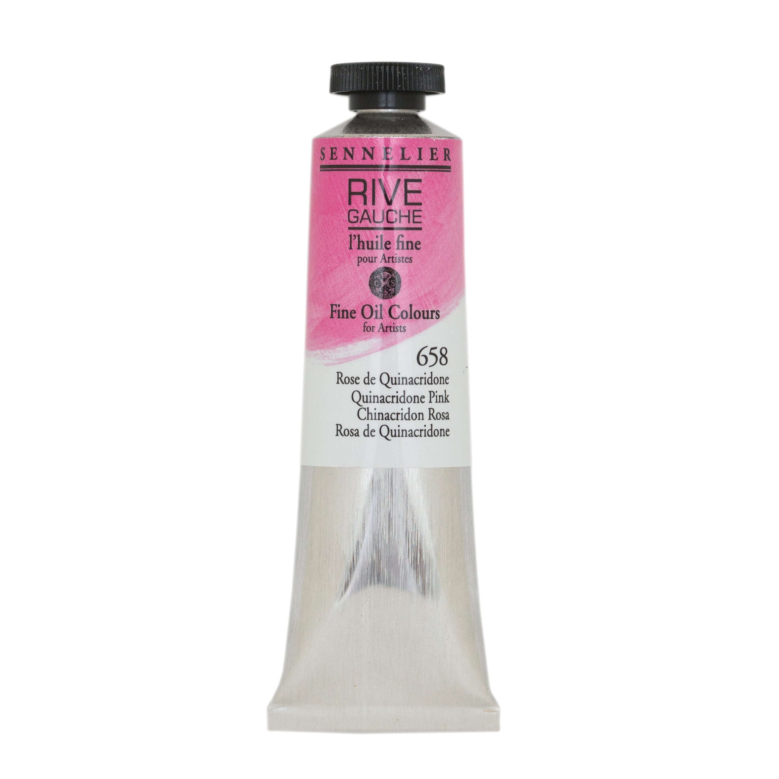 Sennelier Rive Gauche Oil Paint, 40ml, Quinacridone Pink