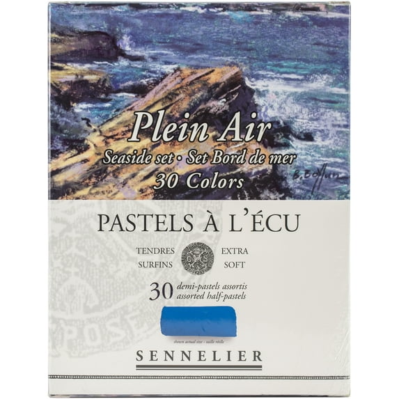 Sennelier Soft Pastels Half Stick Set 30/Pkg-Seaside