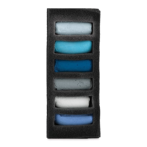 Sennelier Soft Pastels - Set of 6, Summer Sky, Half-Sticks