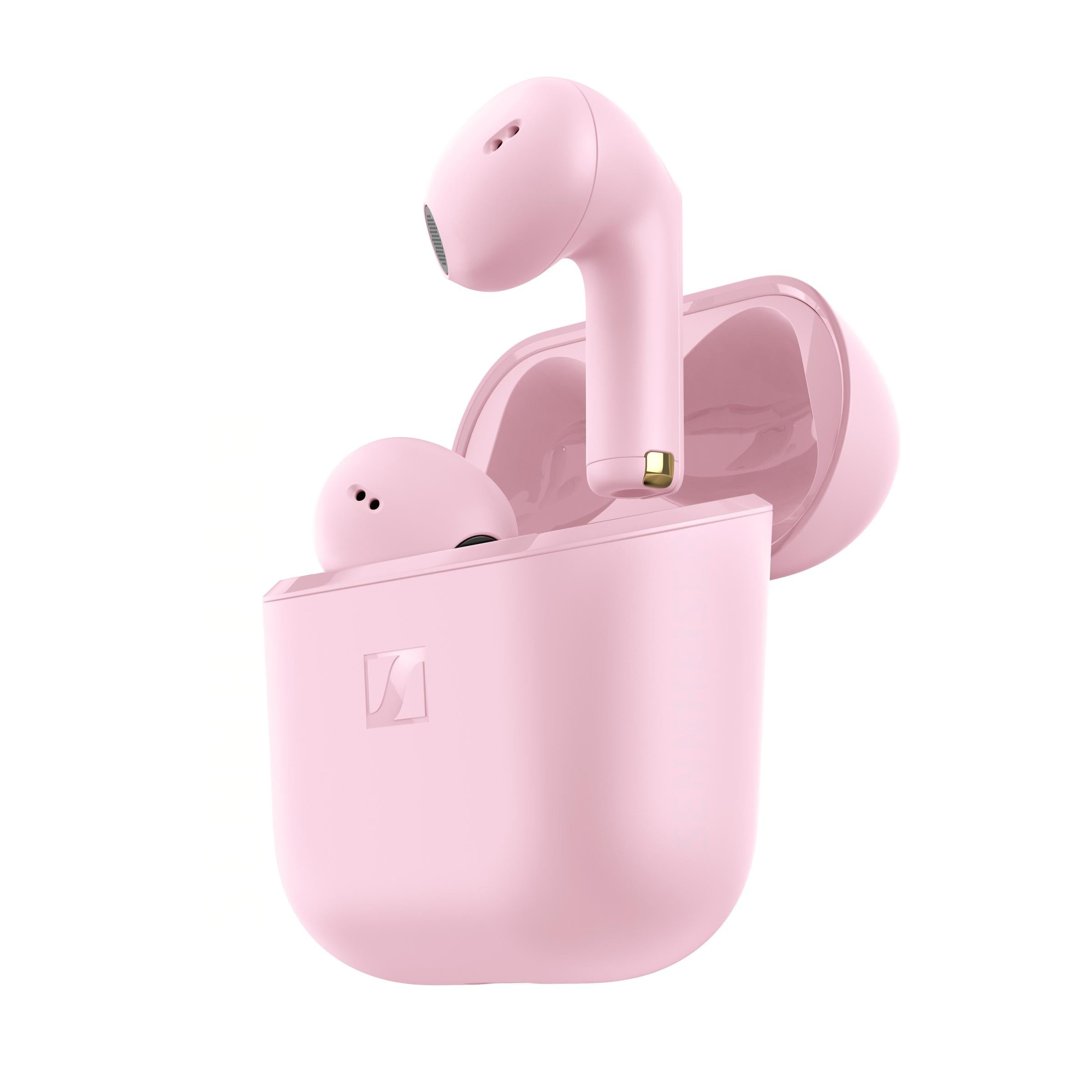 Sennheiser ACCENTUM Open Wireless Earbuds - Open Design, Dynamic Sound and Bluetooth 5.3, IPX4 Splash Resistance, 28-Hour Battery Life - Blush Pink