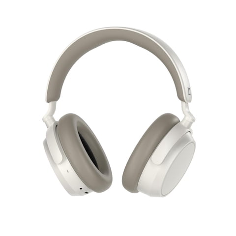 Sennheiser ACCENTUM Plus Wireless Bluetooth Headphones - Quick-Charge Feature, 50-Hour Battery Playtime, Adaptive Hybrid ANC, Sound Personalization and Touch Controls - White