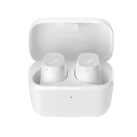 Sennheiser CX True Wireless Earbuds - Bluetooth In-Ear Headphones for Music and Calls with Passive Noise Cancellation, Customizable Touch Controls, Bass Boost, IPX4 and 27-hour Battery Life (White)