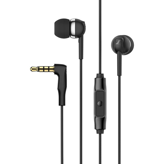 Sennheiser Consumer Audio CX 80S In-ear Headphones with In-line One-Button Smart Remote Black