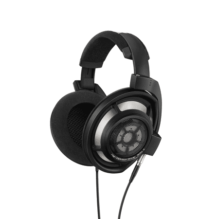 Sennheiser - HD 800 S Over-the-Ear Audiophile Reference Headphones - Ring Radiator Drivers, Open-Back Earcups, with Balanced Cable - Black
