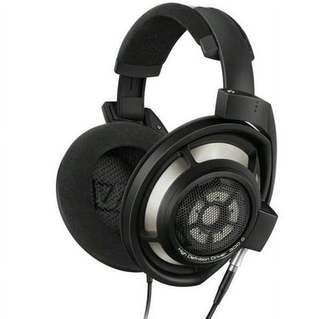 Sennheiser - HD 800 S Over-the-Ear Audiophile Reference Headphones - Ring Radiator Drivers, Open-Back Earcups, with Balanced Cable - Black
