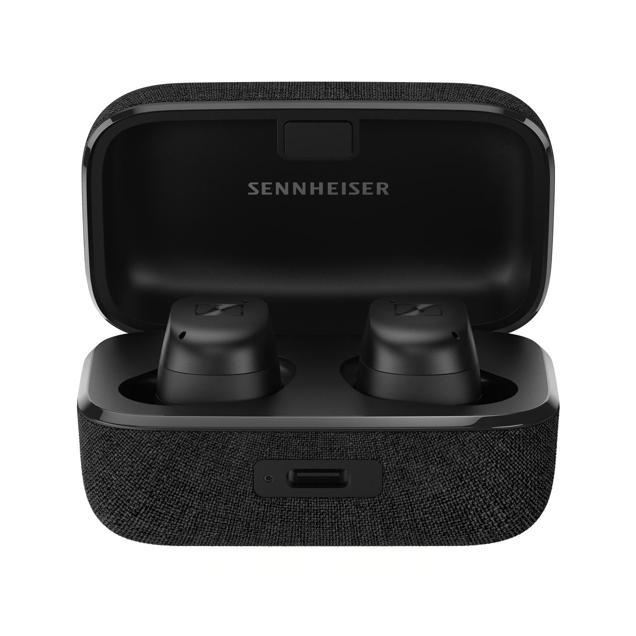 Sennheiser MOMENTUM True Wireless 3 Earbuds -Bluetooth In-Ear Headphones for Music and Calls with ANC, Multipoint connectivity , IPX4, Qi charging, 28-hour Battery Life Compact Design - Black - image 1 of 5