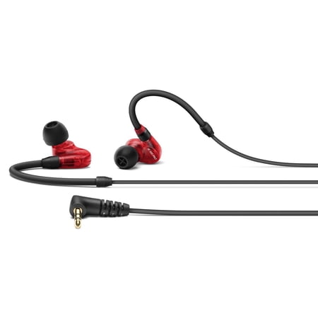 Sennheiser IE 100 PRO - Earphones - in-ear - over-the-ear mount - wired - 3.5 mm jack - noise isolating - red