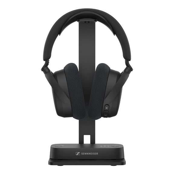 Sennheiser RS 275 TV Headphones - Bluetooth Headphones and Transmitter Bundle - Low Latency Wireless Headphones with Virtual Surround Sound, Speech Clarity and Auracast Technology - 50 h Battery