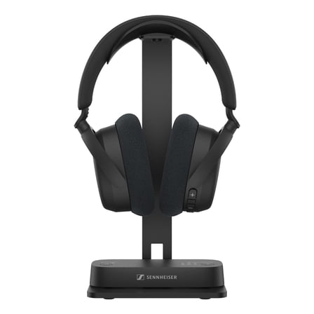 Sennheiser RS 275 TV Headphones - Bluetooth Headphones and Transmitter Bundle - Low Latency Wireless Headphones with Virtual Surround Sound, Speech Clarity and Auracast Technology - 50 h Battery