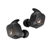 Sennheiser Sport True Wireless Earbuds - Bluetooth in-Ear Headphones for Active Lifestyles, Music and Calls with Adaptable Acoustics, Noise Cancellation, Touch Controls, IP54 27-Hour Battery, Black