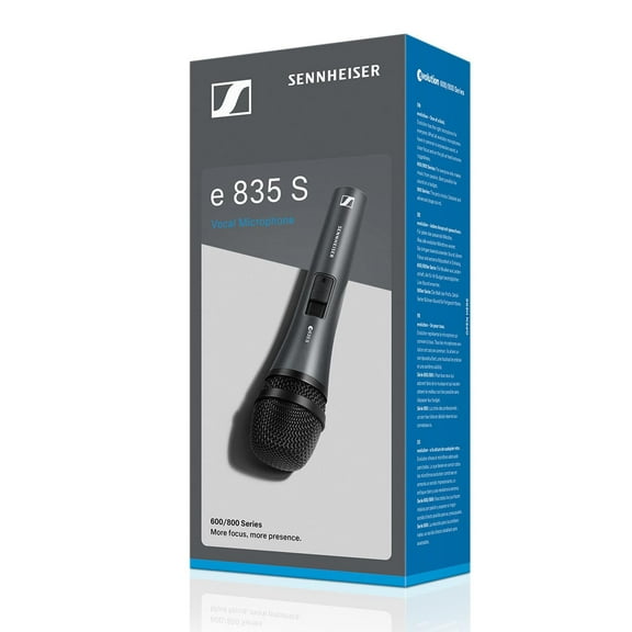Sennheiser e 835-S Evolution 800 Series Lead Vocal Stage Mic with On/Off Switch