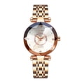 thumbnail image 1 of Seno Women's Watch Fashion Ocean Crystal Ladies Quartz Wristwatches Diamond Watch for Female with Gift Box, 1 of 9