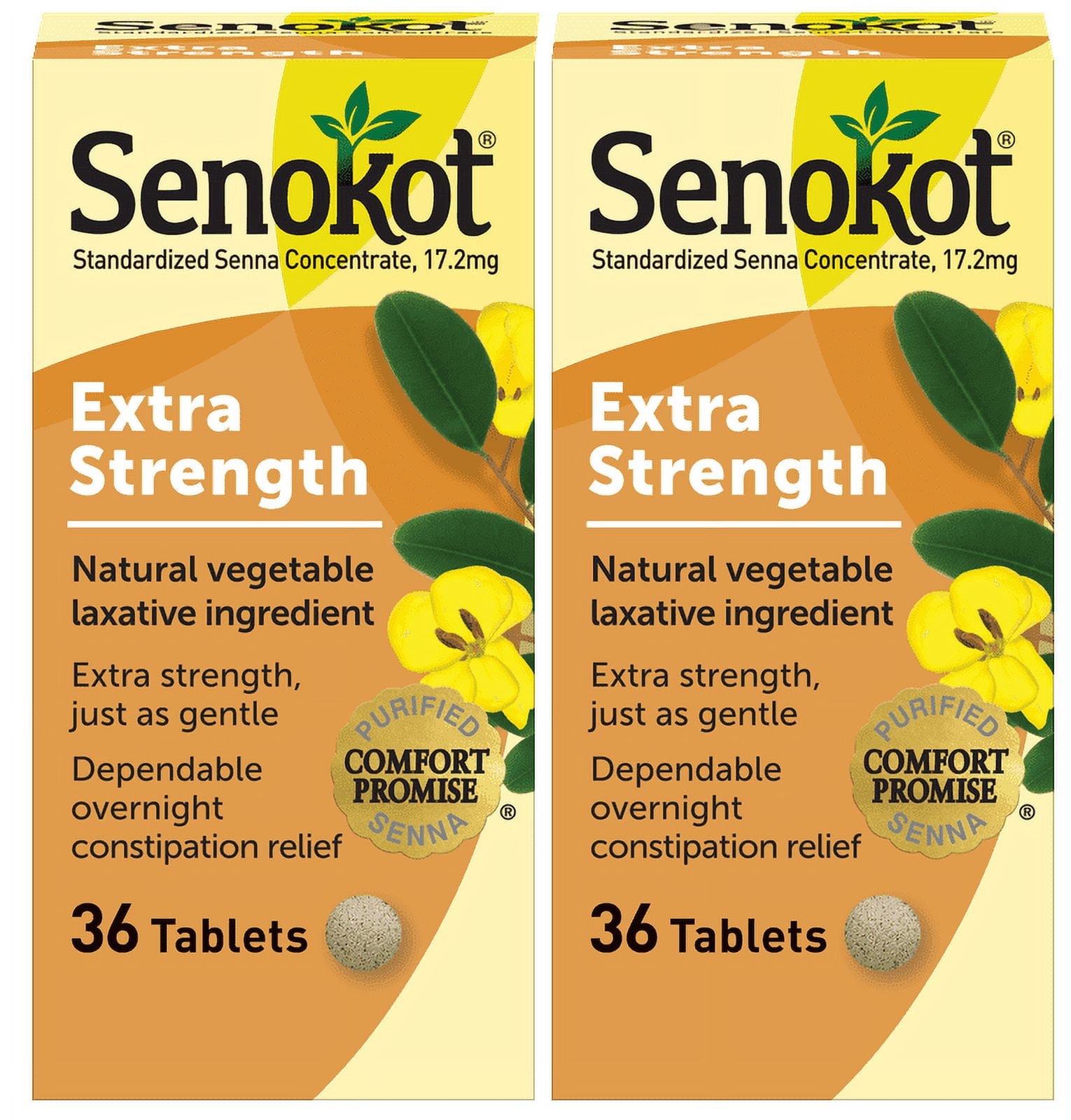 Senokot Extra Strength 36ct - TWIN PACK