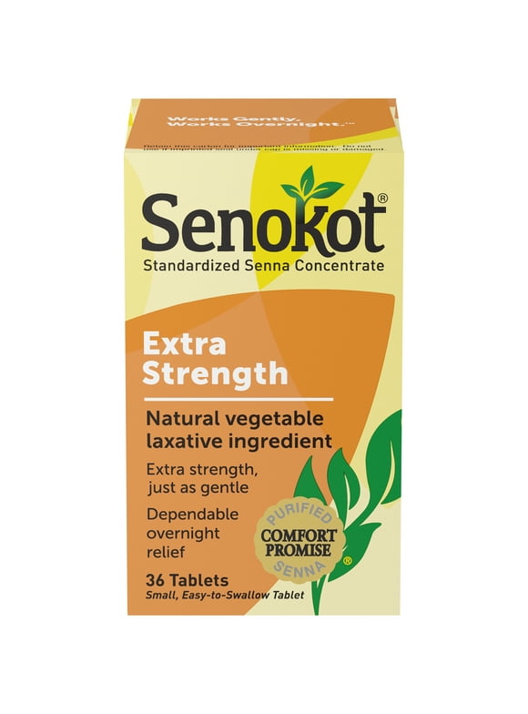 Senokot® Extra Strength Senna Laxative Tablets, 36 Ct