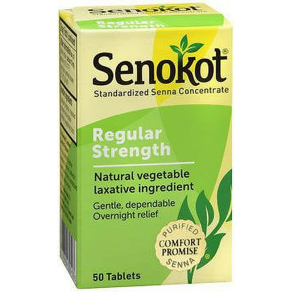 Senokot Natural Vegetable Laxative Ingredient, Tablets, (Pack of 3)